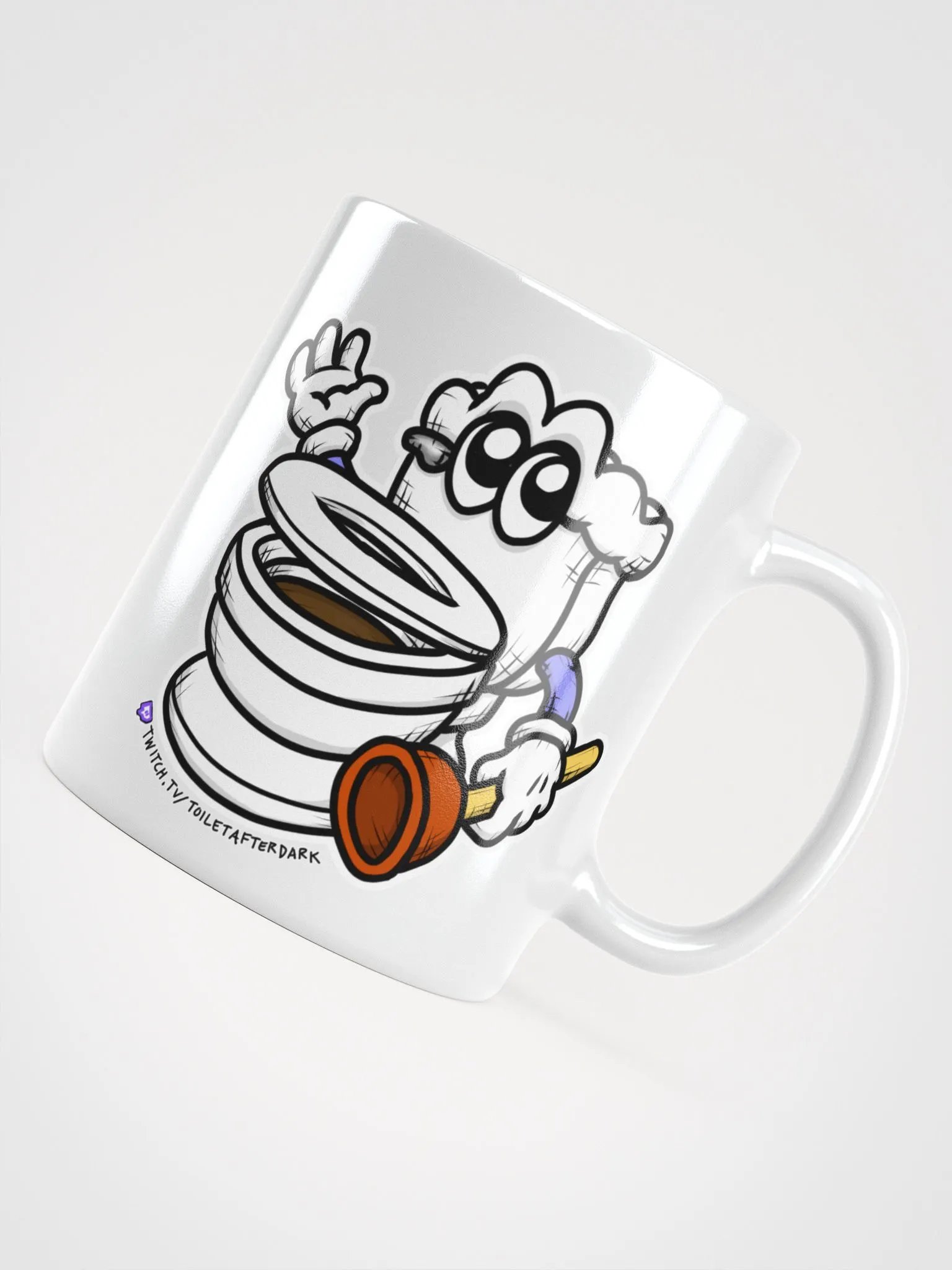 Tell It to My Toilet Mug- White product image (4)