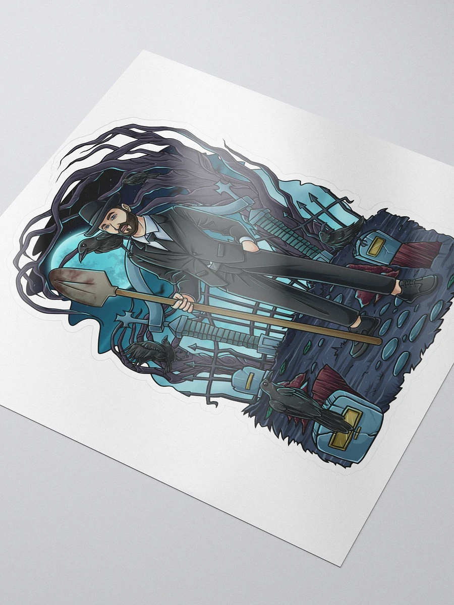 'The Graveyard' Stickers - Blue product image (3)