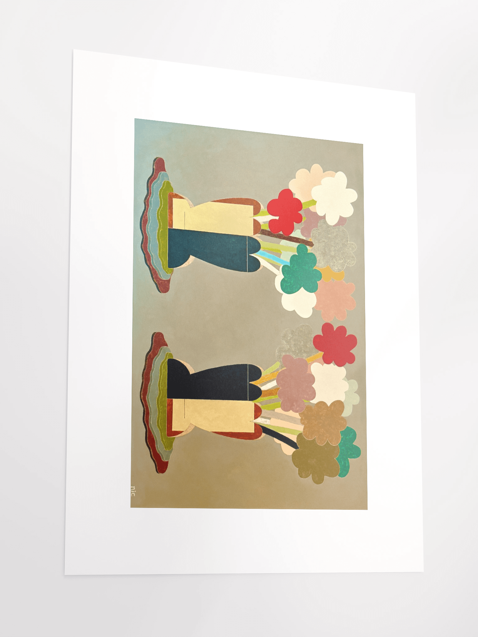 Two Flowers print product image (4)