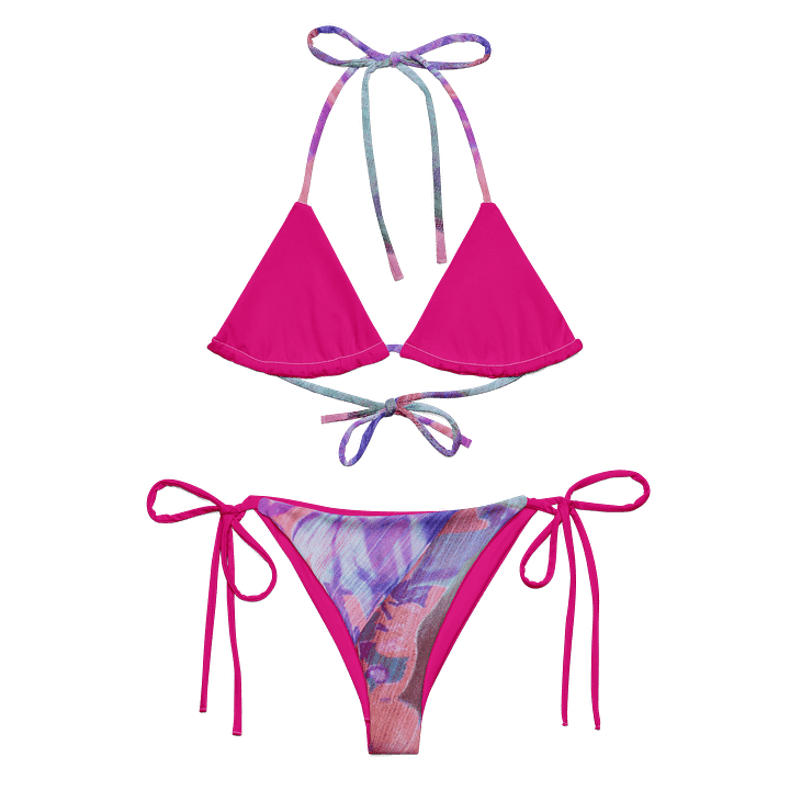 Paradise Breeze String Bikini in Violet Red Color product image (1)