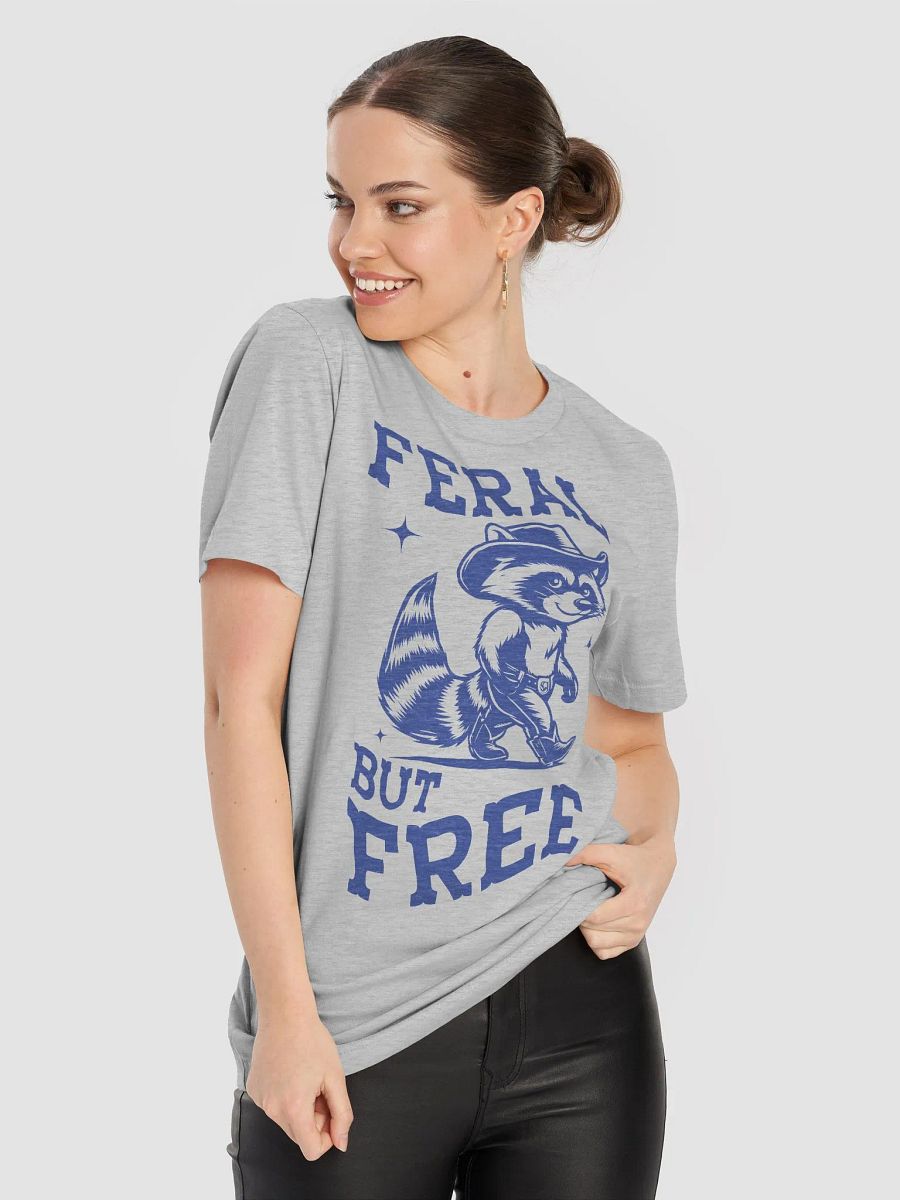 Feral But Free Funny Raccoon T-Shirt product image (8)
