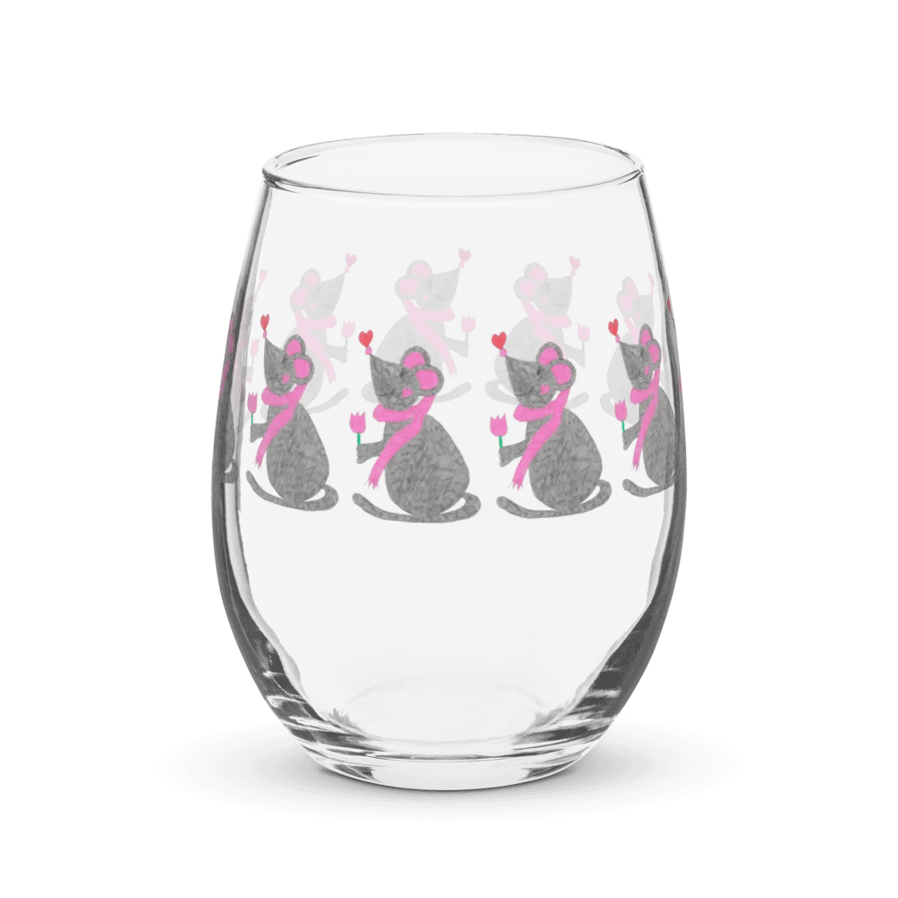 Tulip mouse Stemless Wine Glass product image (4)