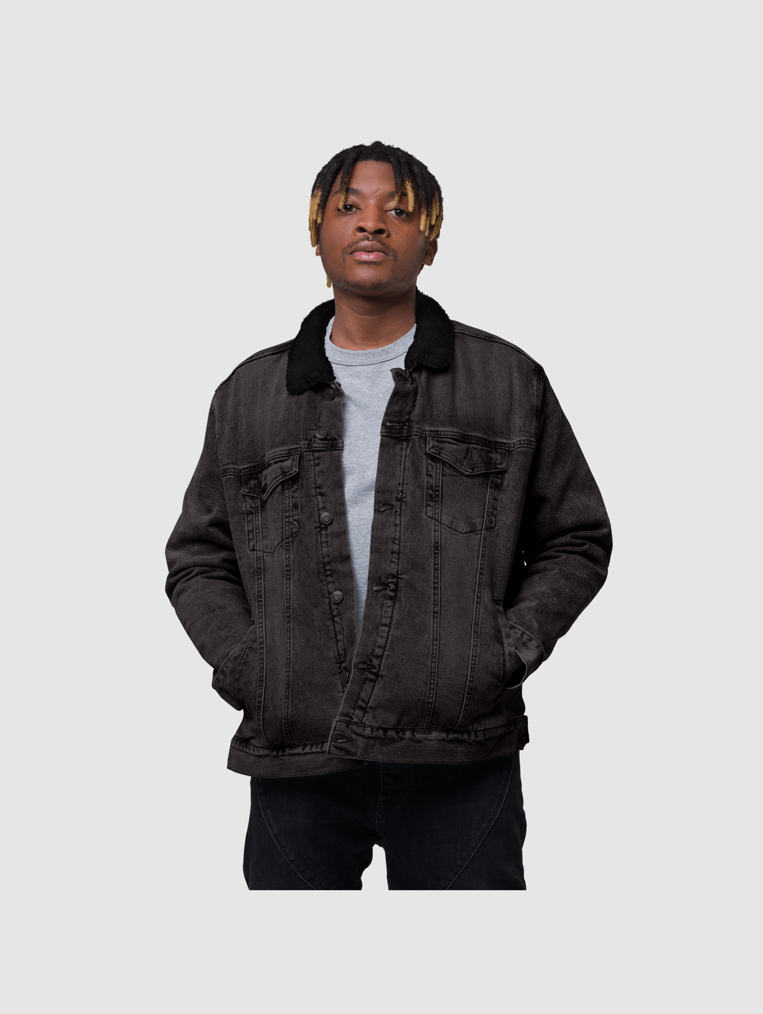 Vintage Logo Sherpa Lined Denim Jacket product image (1)