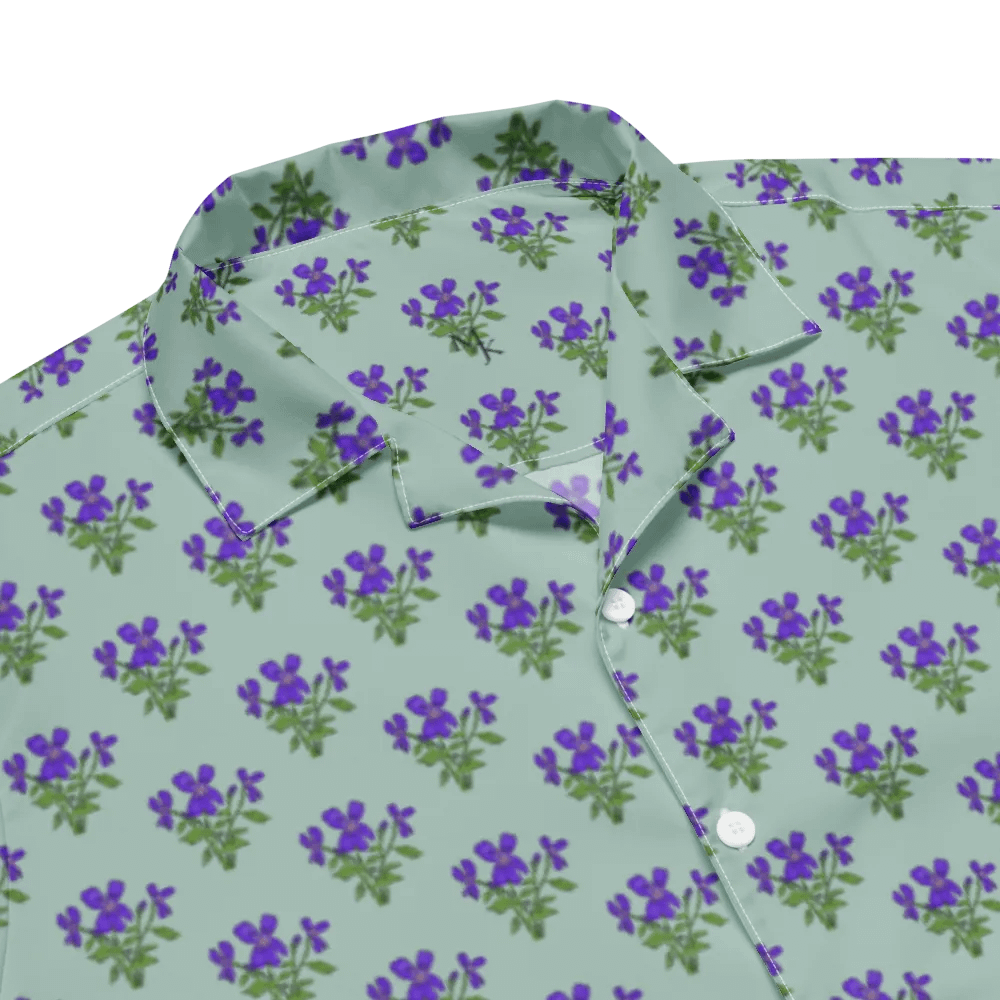 Violet Print Floral Shirt product image (7)