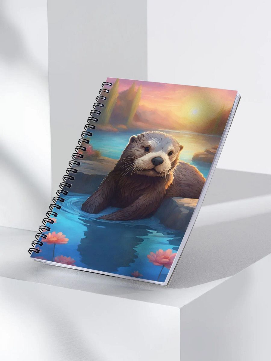 Otter Serenity Spiral Notebook product image (3)