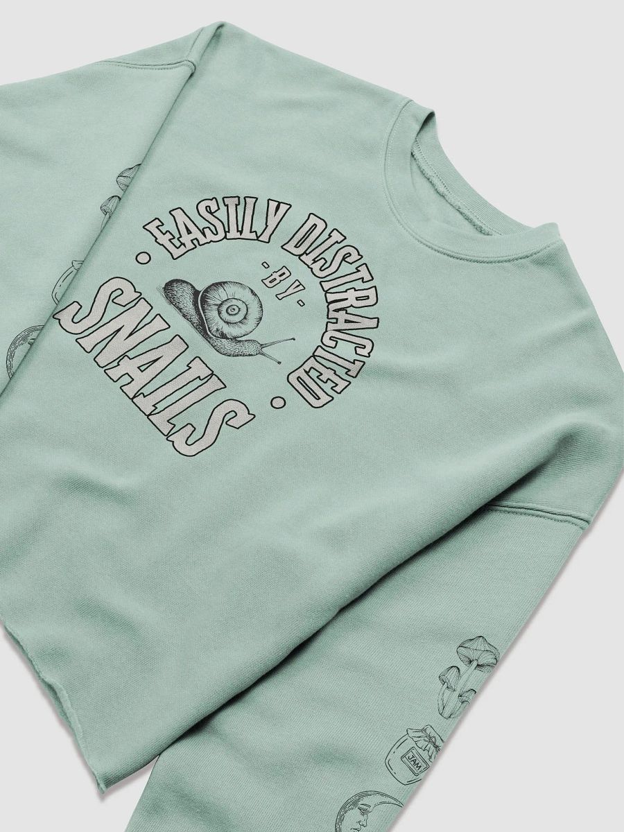 Easily Distracted by Snails - Fleece Cropped Sweatshirt product image (5)
