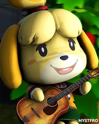 Isabelle Bubblegum K.K. | Animal Crossing ✨ #newleaf #newhorizons