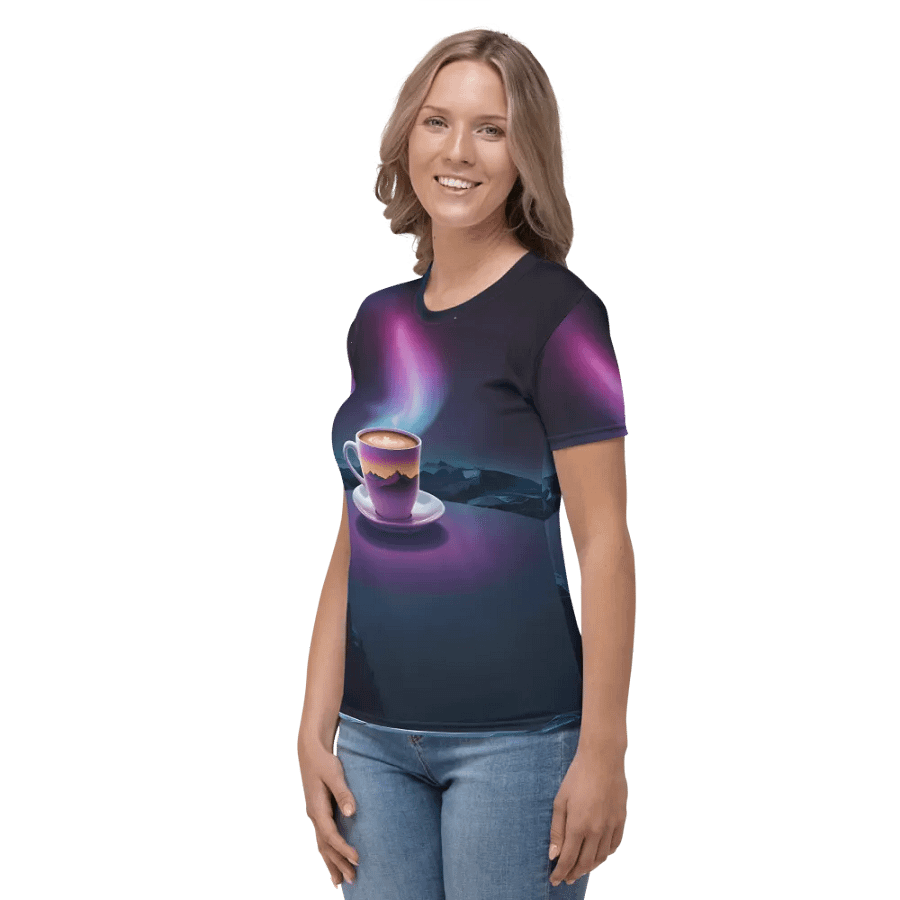 Coffee Sunset All Over Print T-shirt product image (4)