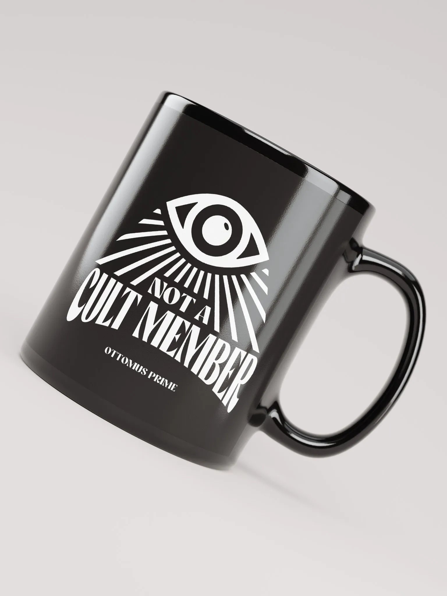 Not A Cult Member Mug (Black) product image (3)