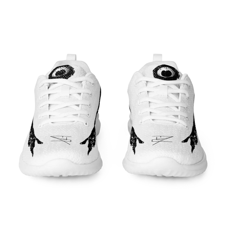 Peacock Black on White Shoe product image (7)