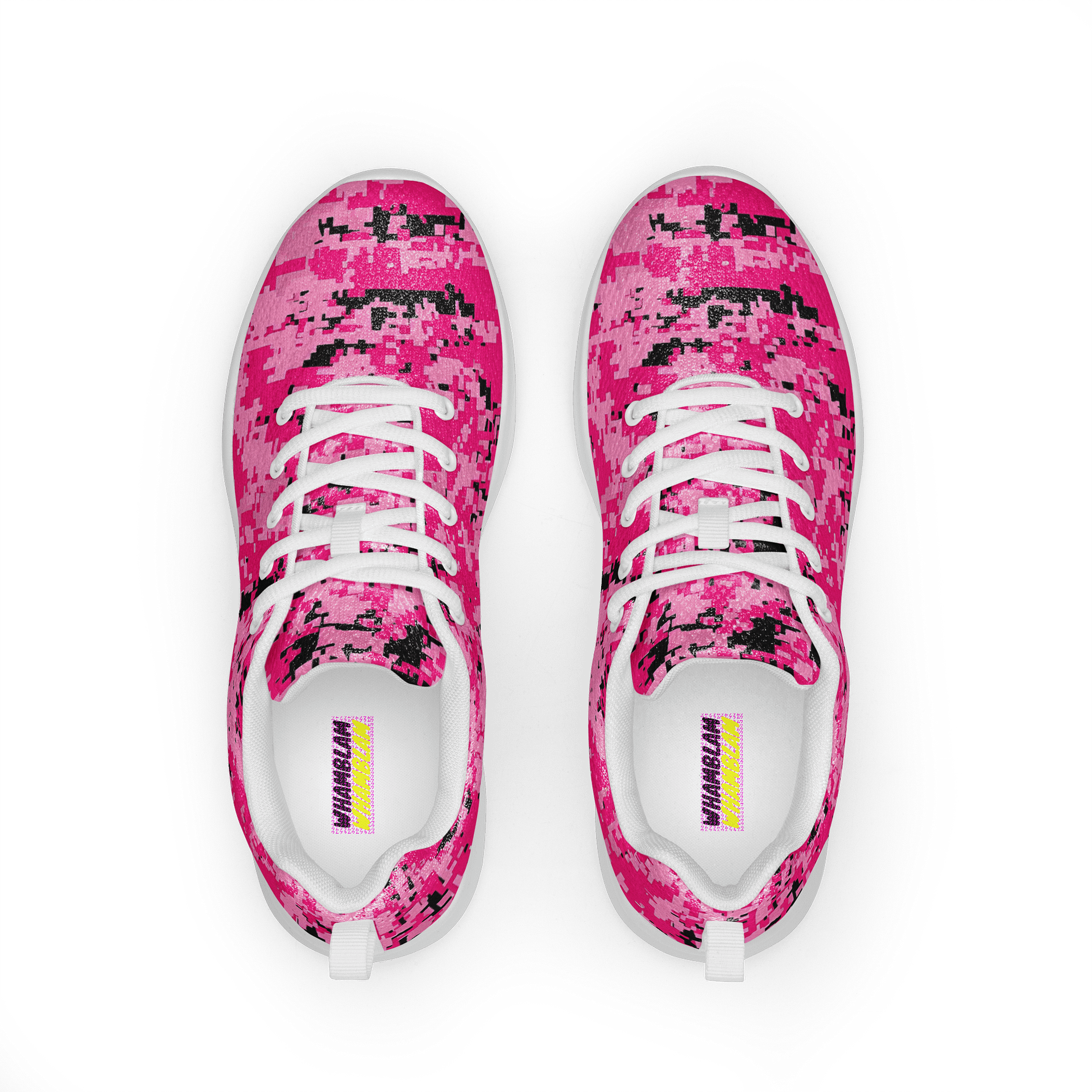 Pink Camo Flex Sneakers Women's product image (1)