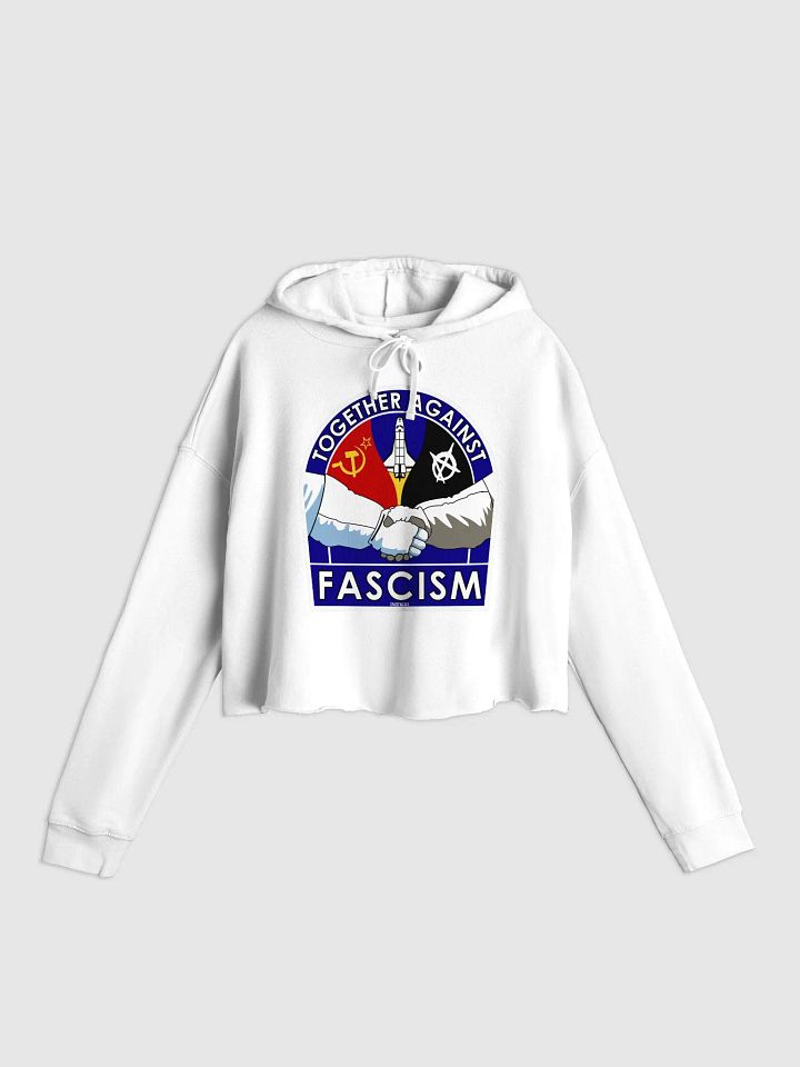 Together Against Fascism Cropped Hoodie product image (11)