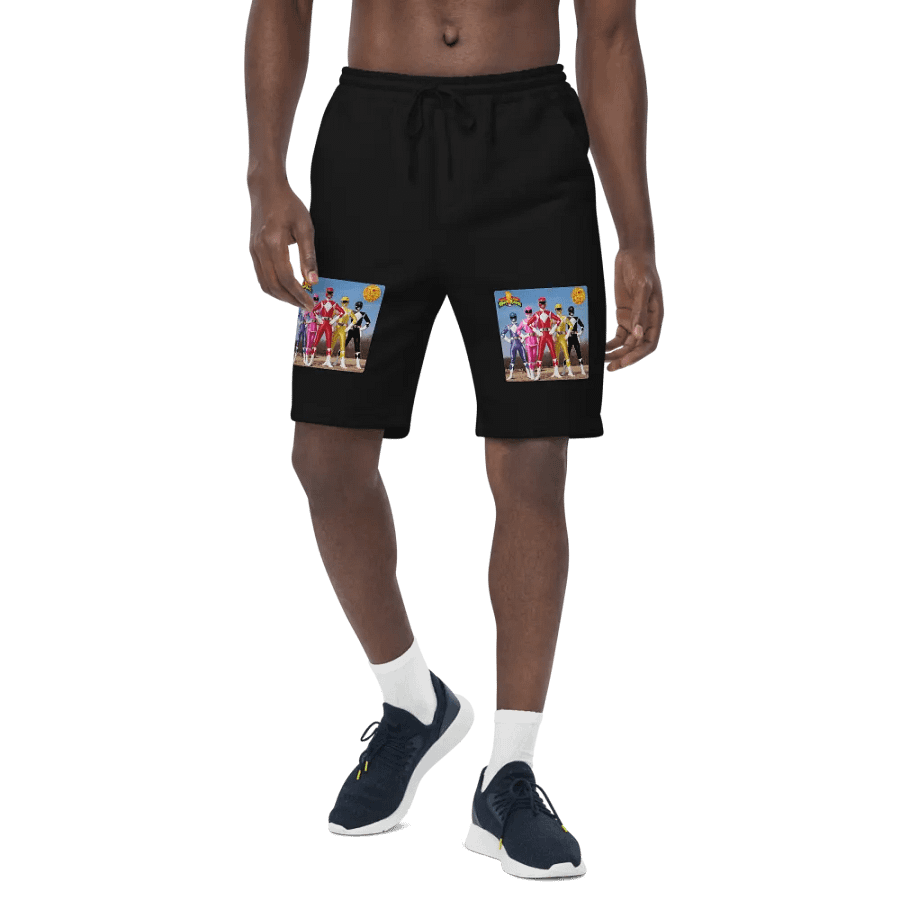 Powerful Heroes Fleece Shorts product image (7)