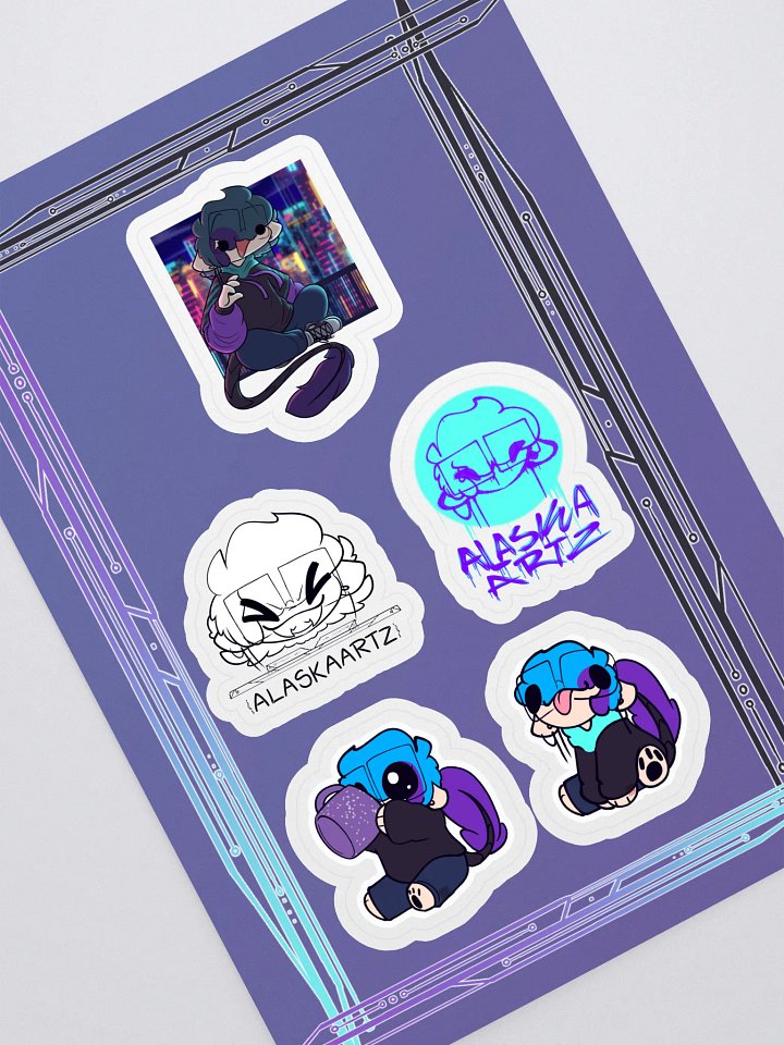 Alaskaartz sticker sheet product image (1)