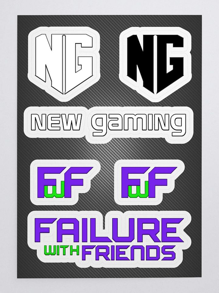 N.E.W. Gaming Sticker Sheet product image (1)
