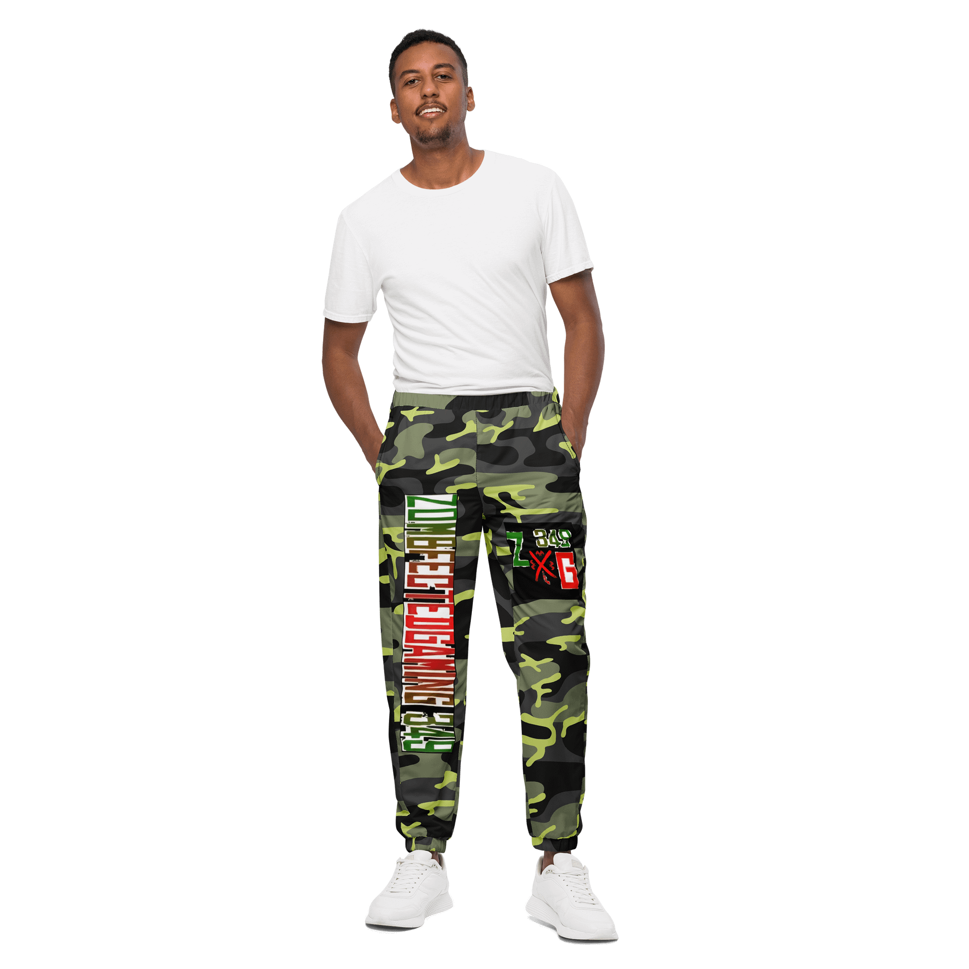 Zombfected Revolution Camo Track Pants product image (1)