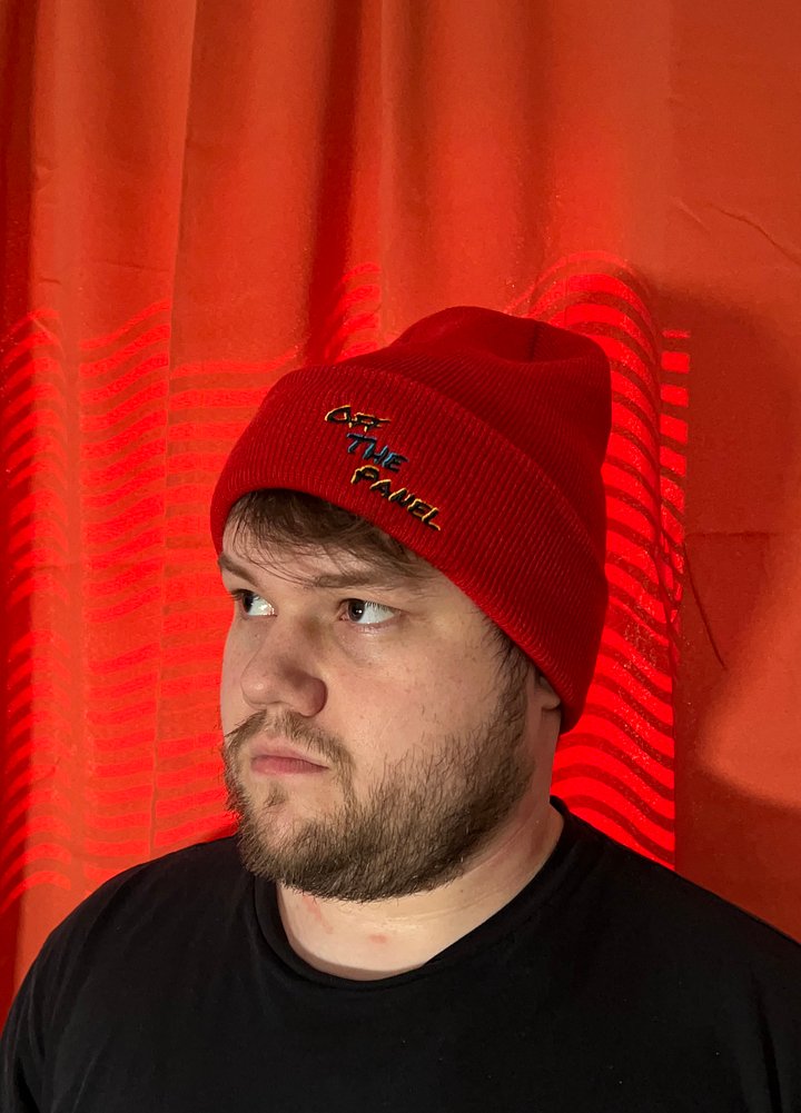 Embroidered Off The Panel Beanie product image (1)