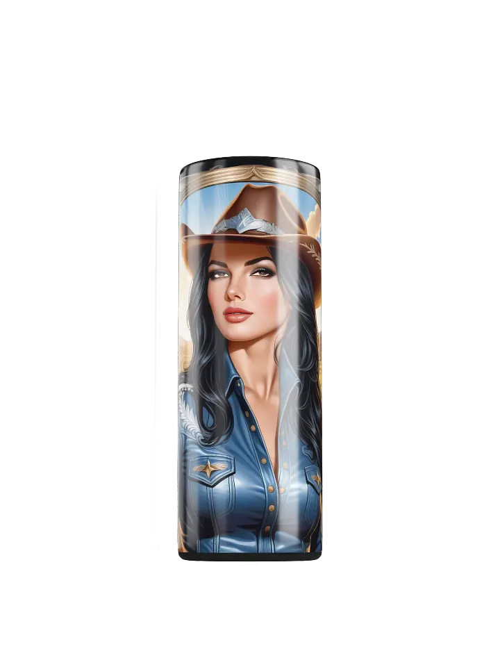 Beautiful Cowgirl 20 oz Skinny Stainless Steel Tumbler - v4 product image (1)