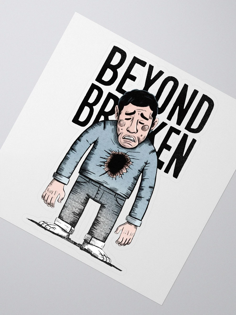 Beyond Broken Man Vinyl Sticker product image (4)