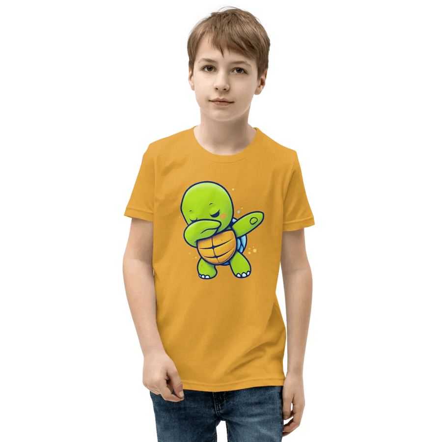 Cute Dabbing Turtle Youth Tee product image (13)