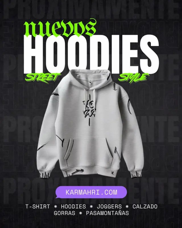 👀 Algo grande se viene… 🔥 Nueva merch unisex street style 🎮 Gamer vibes + las 3B (bueno, bonito y barato) 📦 Envíos RD 🇩🇴 + internacionales 🌍 👉 Pronto en karmahri.com 🖤 #fyp #karma #StreetStyle #hoodie #parati