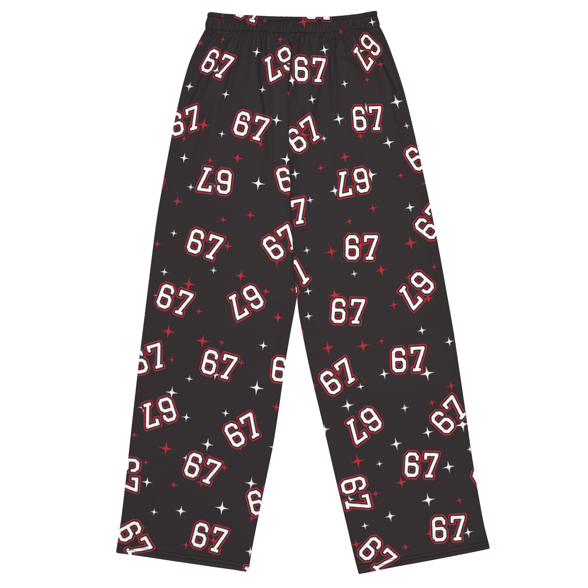 Funny Christmas Six Seven Matching Unisex Wide-Leg Pants product image (2)