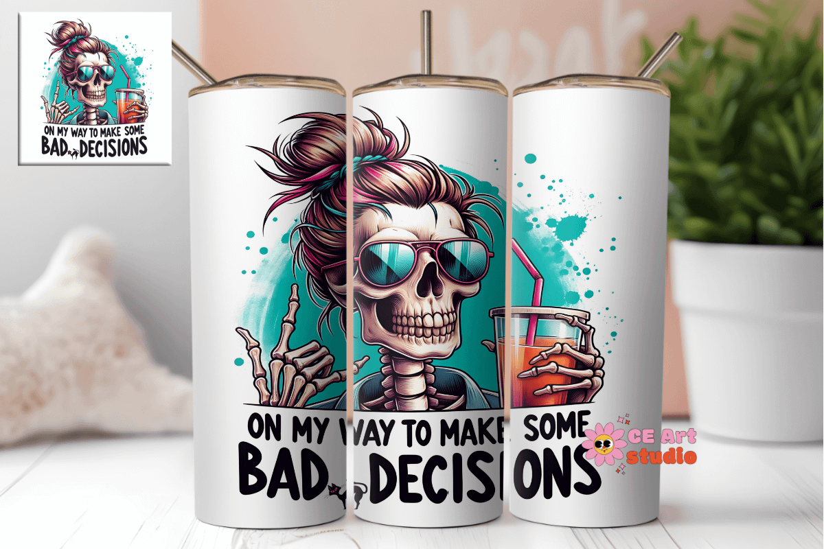 On My Way To Make Some Tumbler Wrap PNG product image (1)