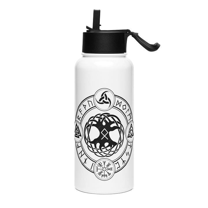 Forged In Valhalla: World Tree & Runes Hydration Bottle product image (1)