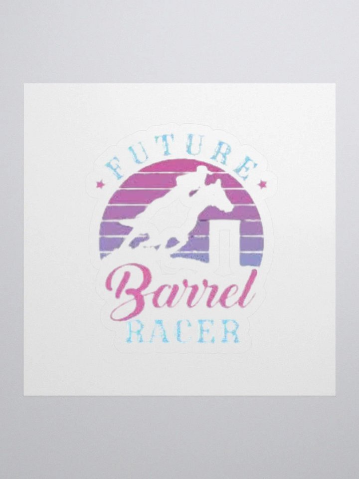 Future Barrel Racer Kiss Cut Stickers product image (1)