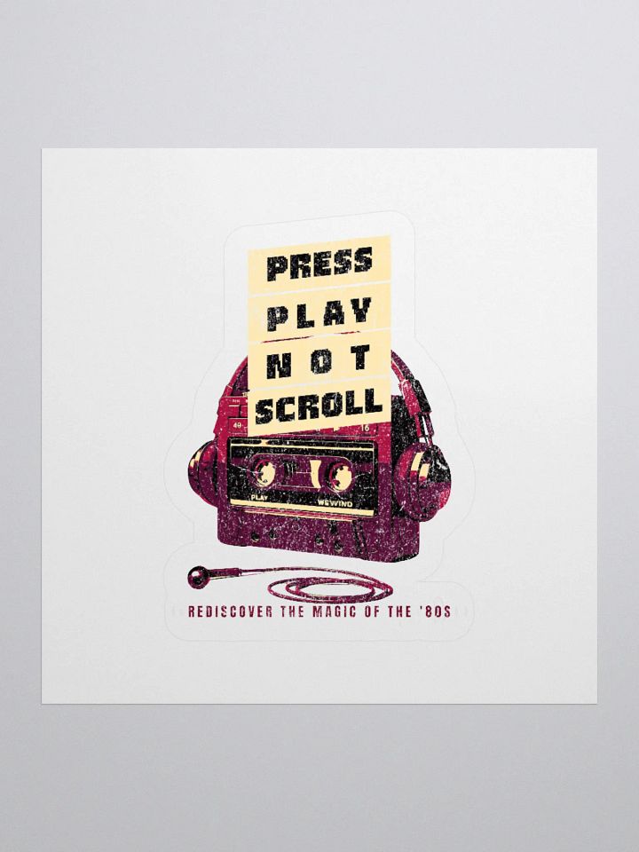 Press Play Not Scroll product image (2)