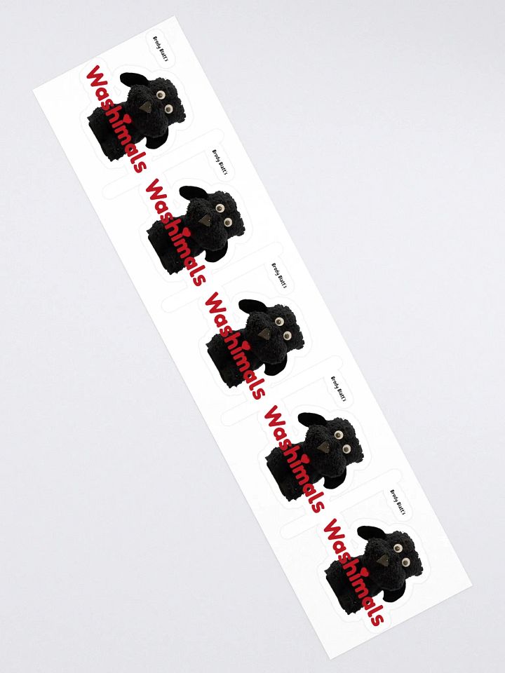 Washimals Kiss Cut Stickers (Set of 5) product image (2)