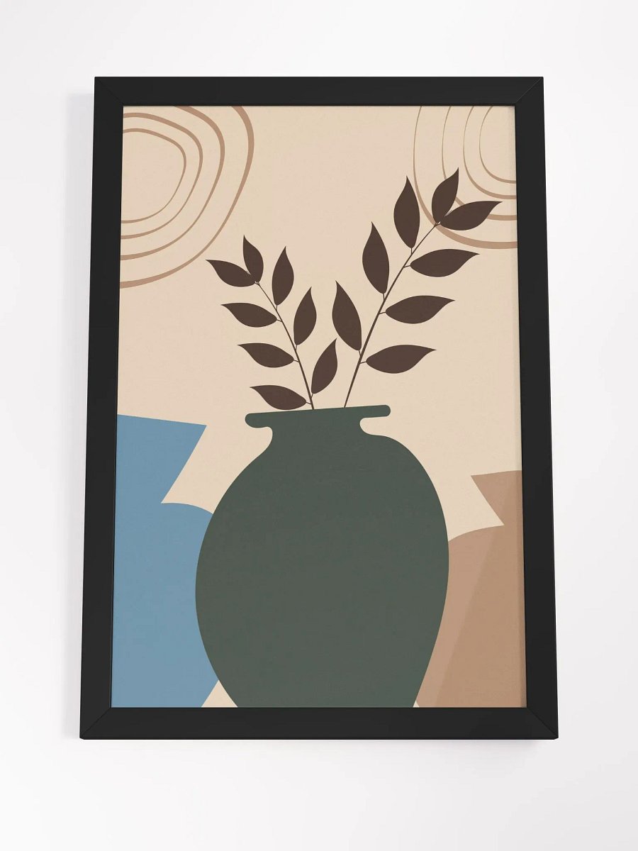 Modern Green Vase Abstract Poster product image (21)