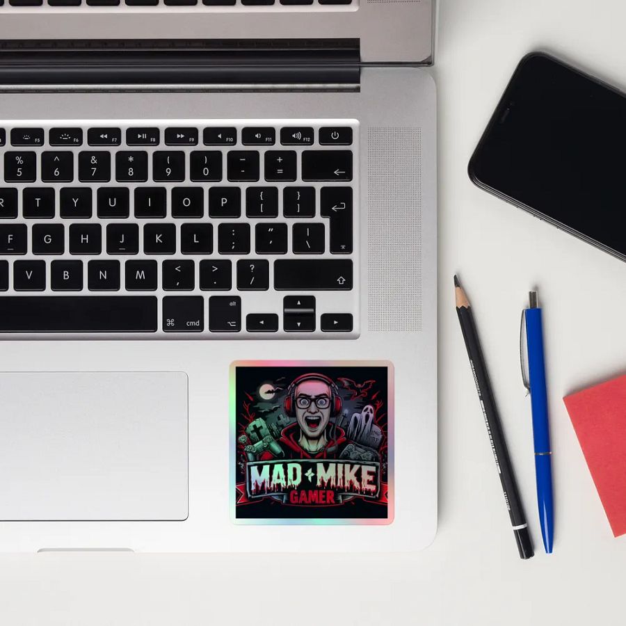 Mad Mike Gamer Holographic Sticker Sheet product image (12)