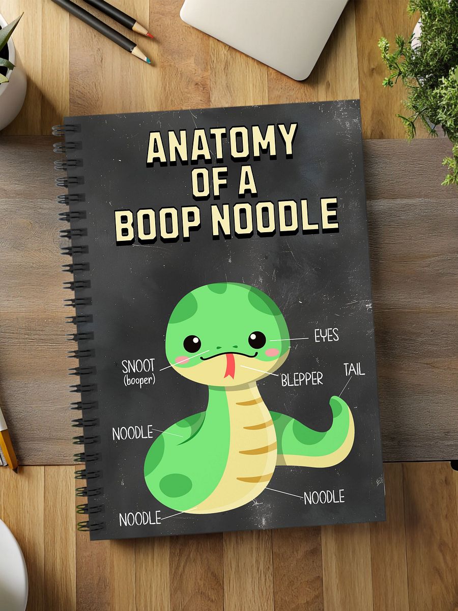 Boop Noodle Academy Spiral Notebook product image (1)