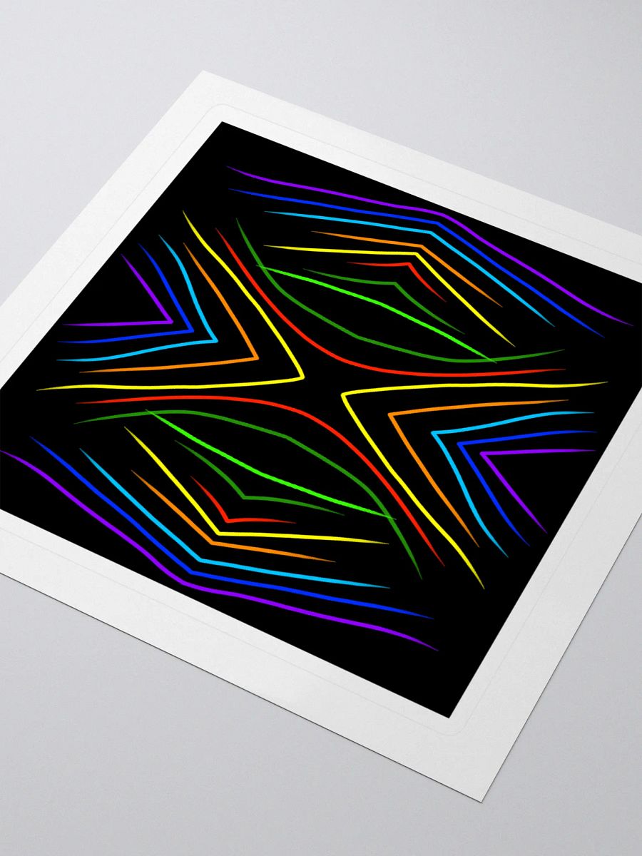 Vibrant Spectrum Kiss Cut Stickers product image (3)