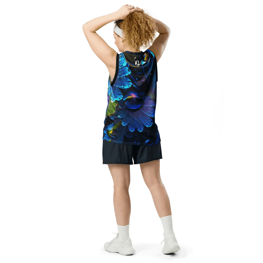 Kawaiikitten Exclusive Premium DewDrop Basketball Sports Sleeveless Jersey product image (3)
