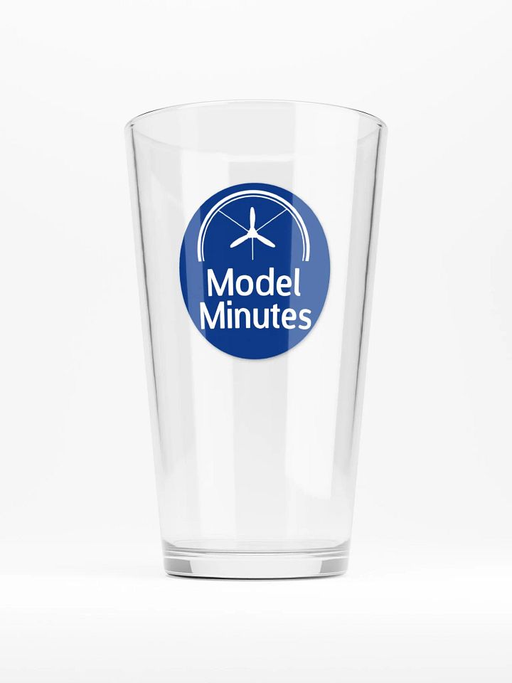 Model Minutes Pint Glass product image (1)