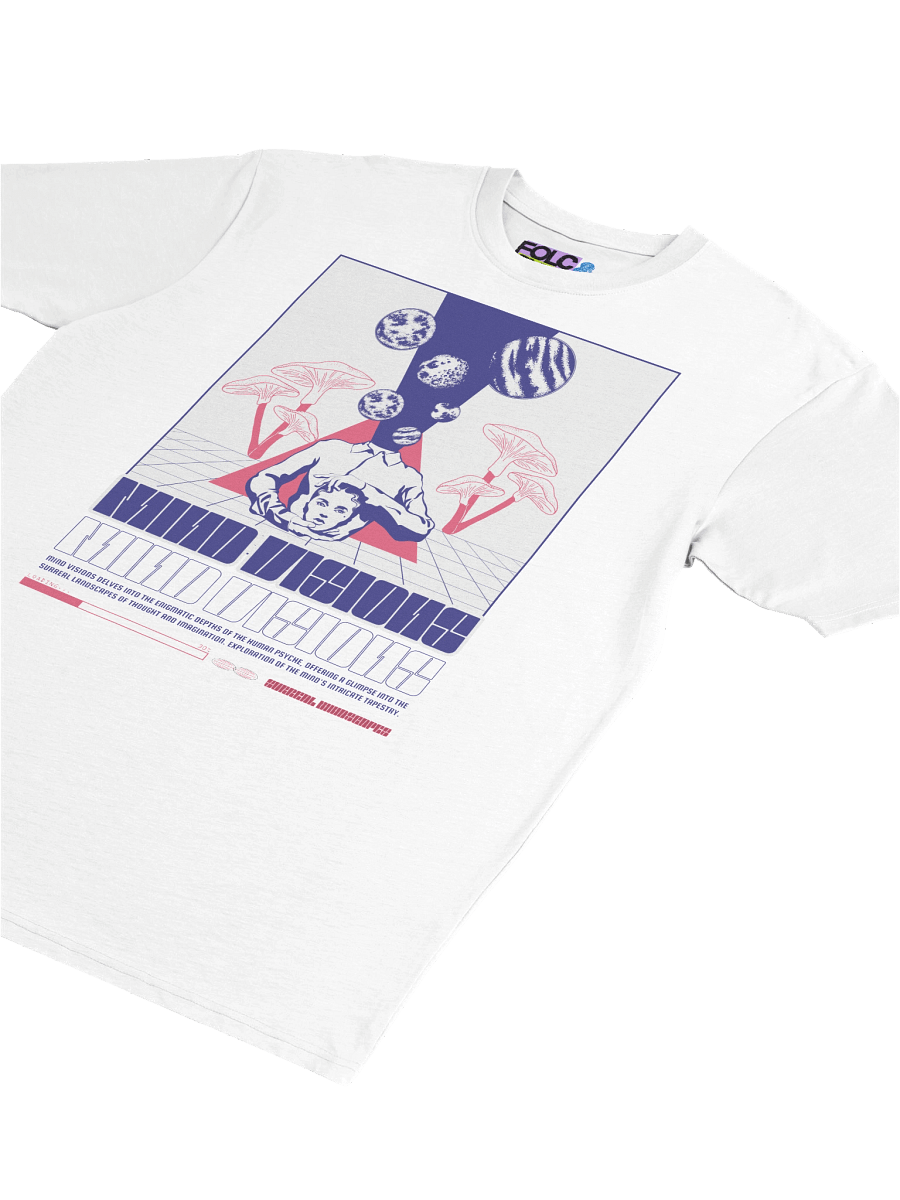 Mind Visions Psychedelic Graphic Tee | Trippy Streetwear by Folcsyne product image (20)