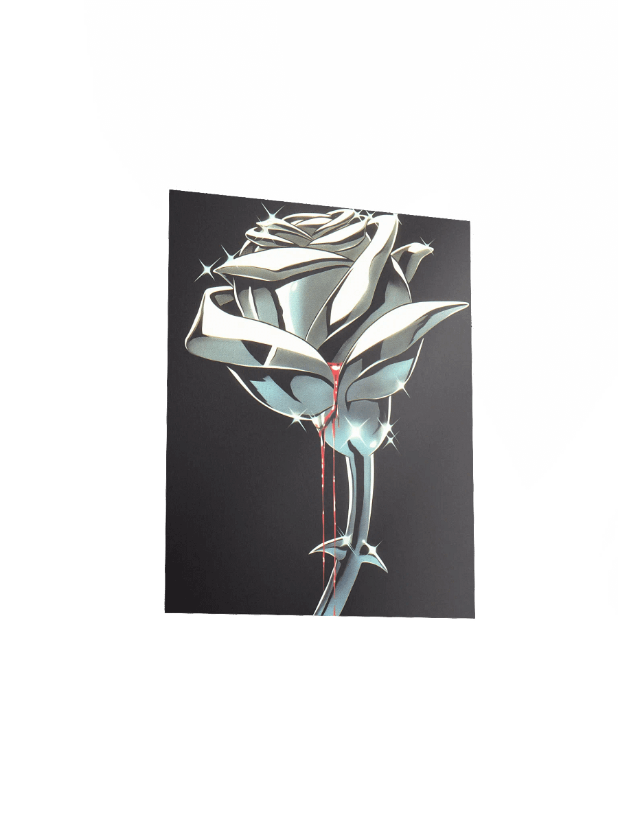 Gothic Metalic Rose Matte Poster product image (16)