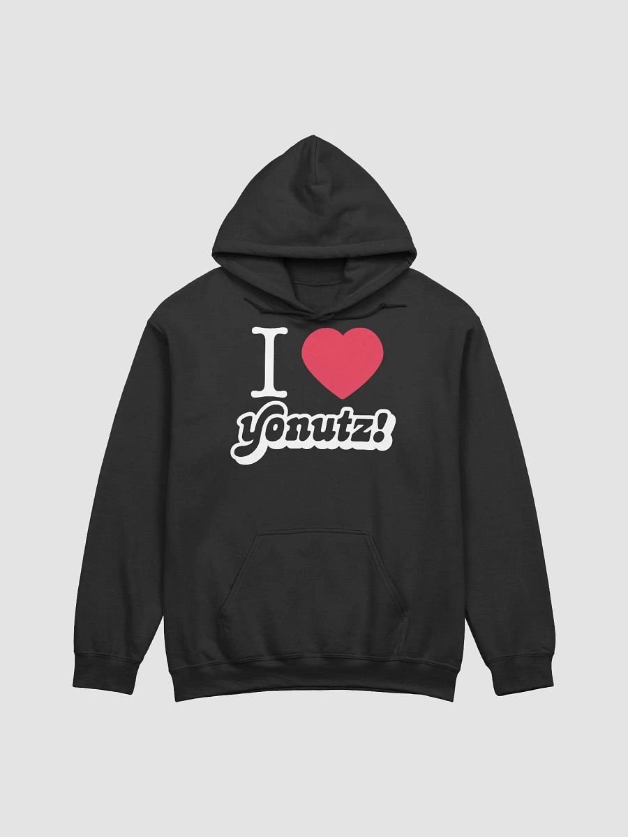 I ❤️ Yonutz Black Hoodie product image (1)