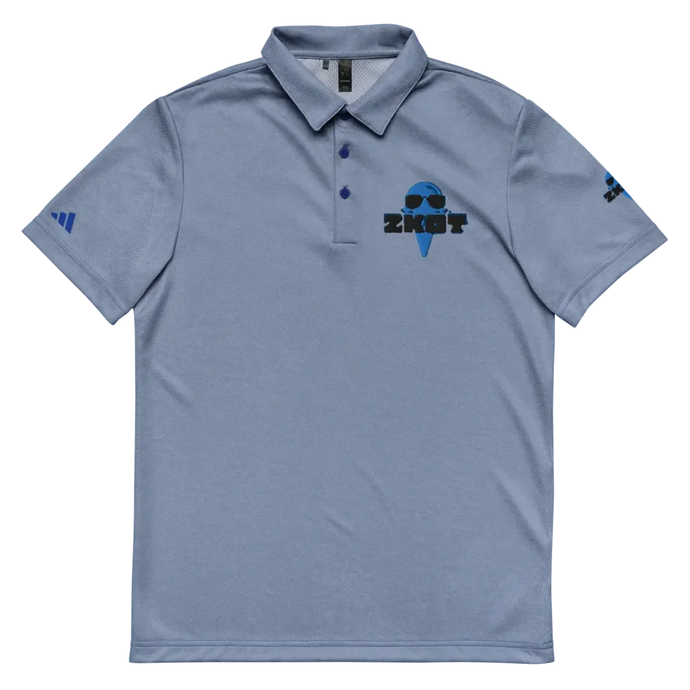 ZKOT Adidas© Space-Dyed Polo T-Shirt - Show your Support with Style - Menswear, Womenswear product image (5)