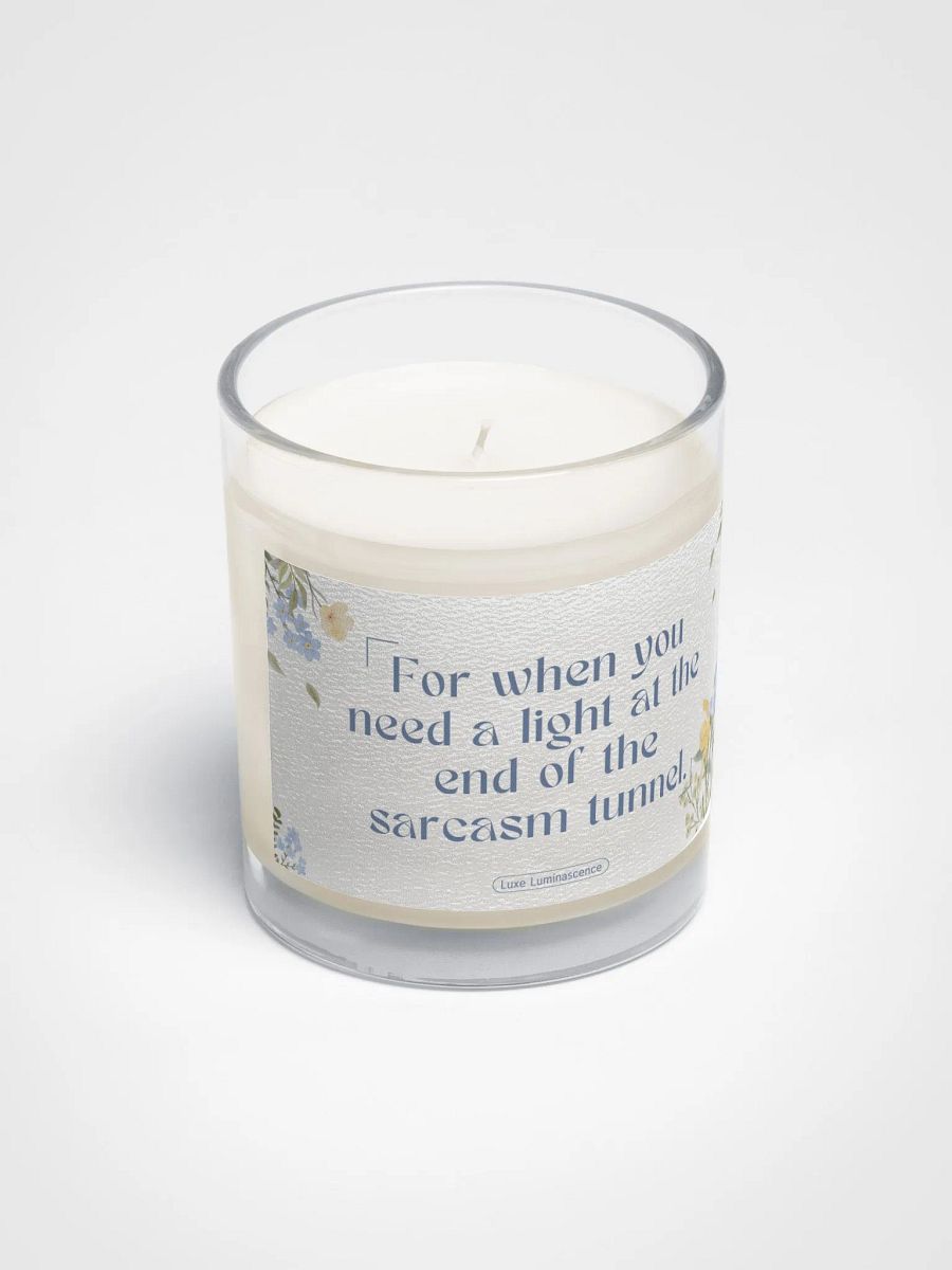 Sarcasm Tunnel Light Funny Quote Candles product image (2)