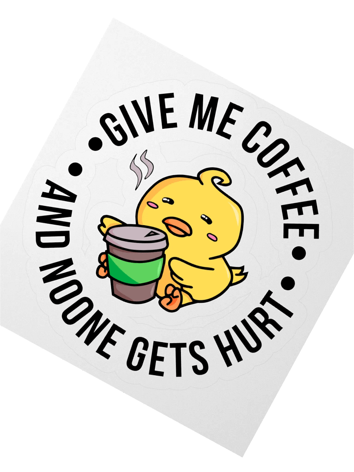 Give Me Coffee Sticker product image (2)