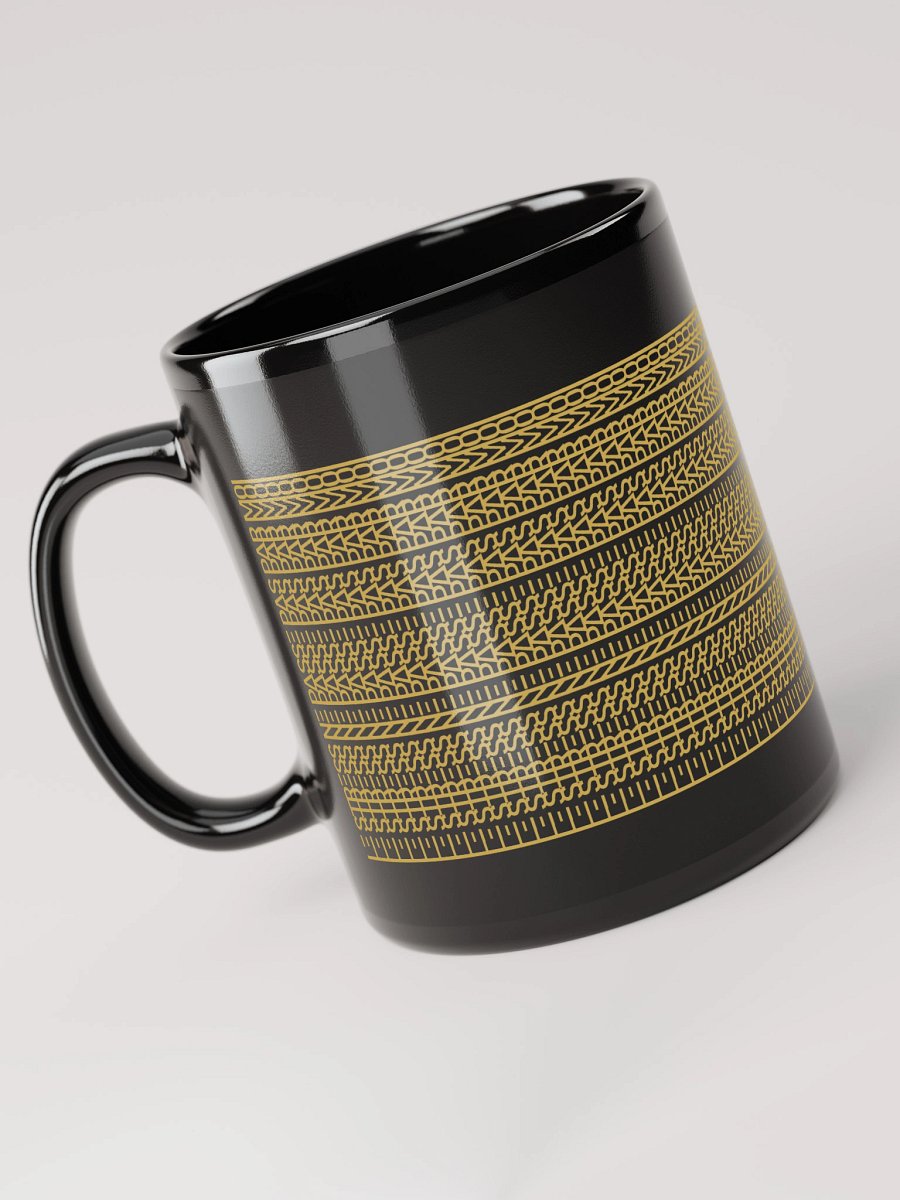 Mug Noir Codé Zen Doré - Le Stress ne Passe Pas par Moi - Cadeau Chic product image (3)
