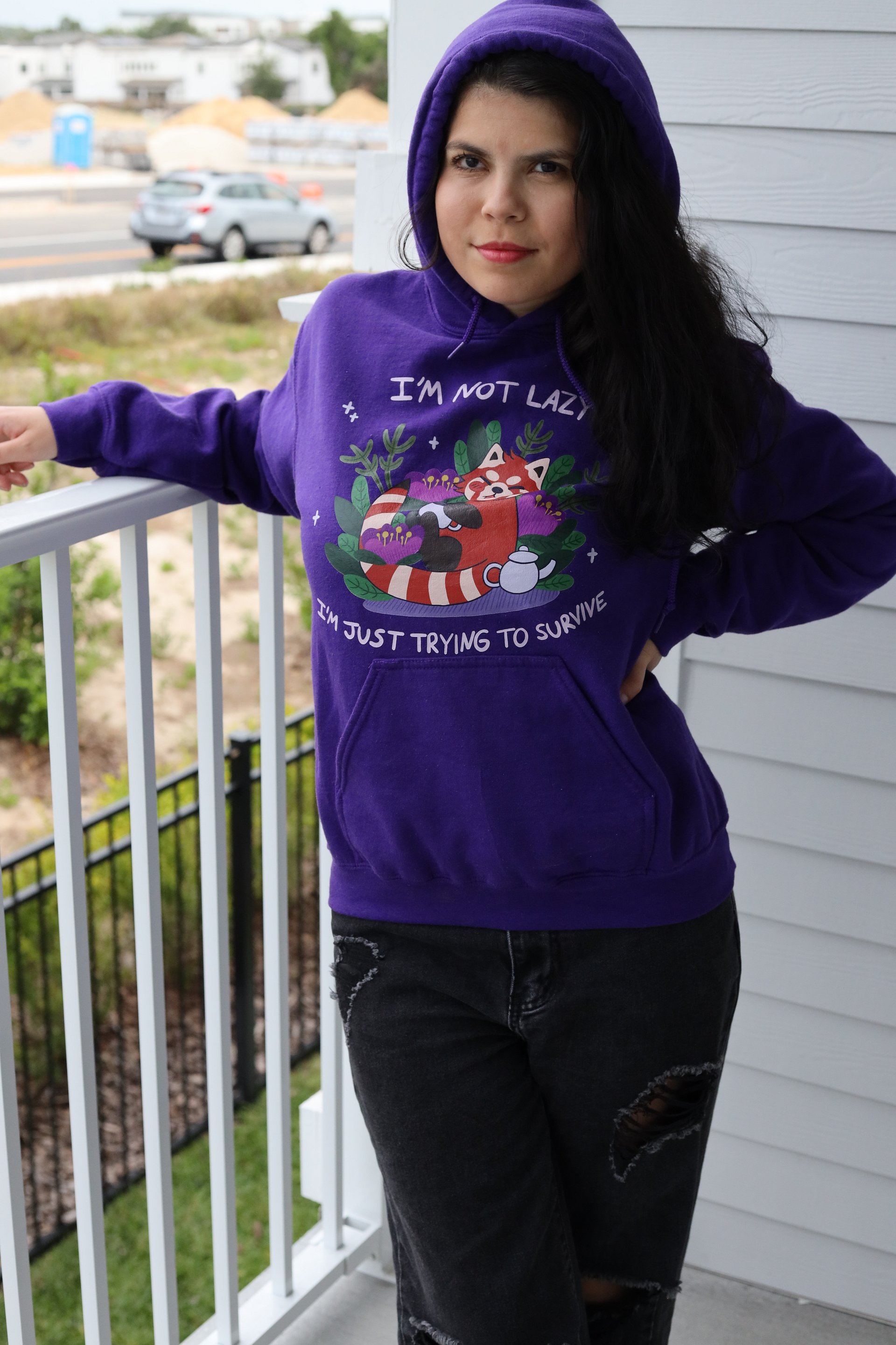Just Trying To Survive Hoodie product image (3)