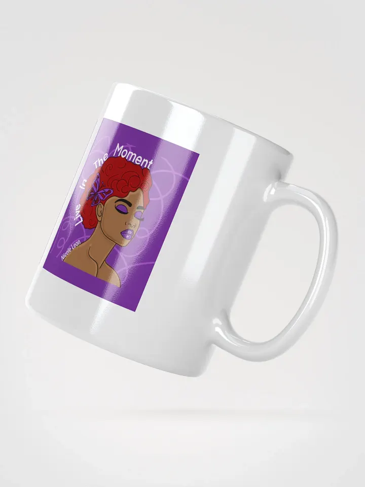 Live In The Moment Triptych White Glossy Mug product image (2)