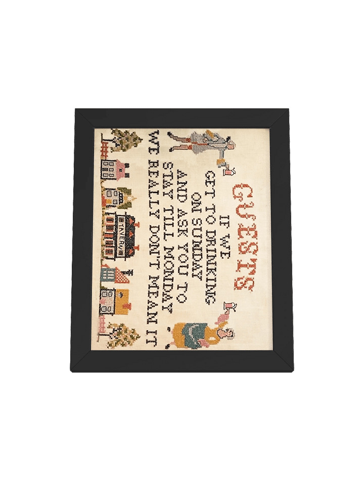 Whimsical Sunday Reminder Framed Poster product image (1)