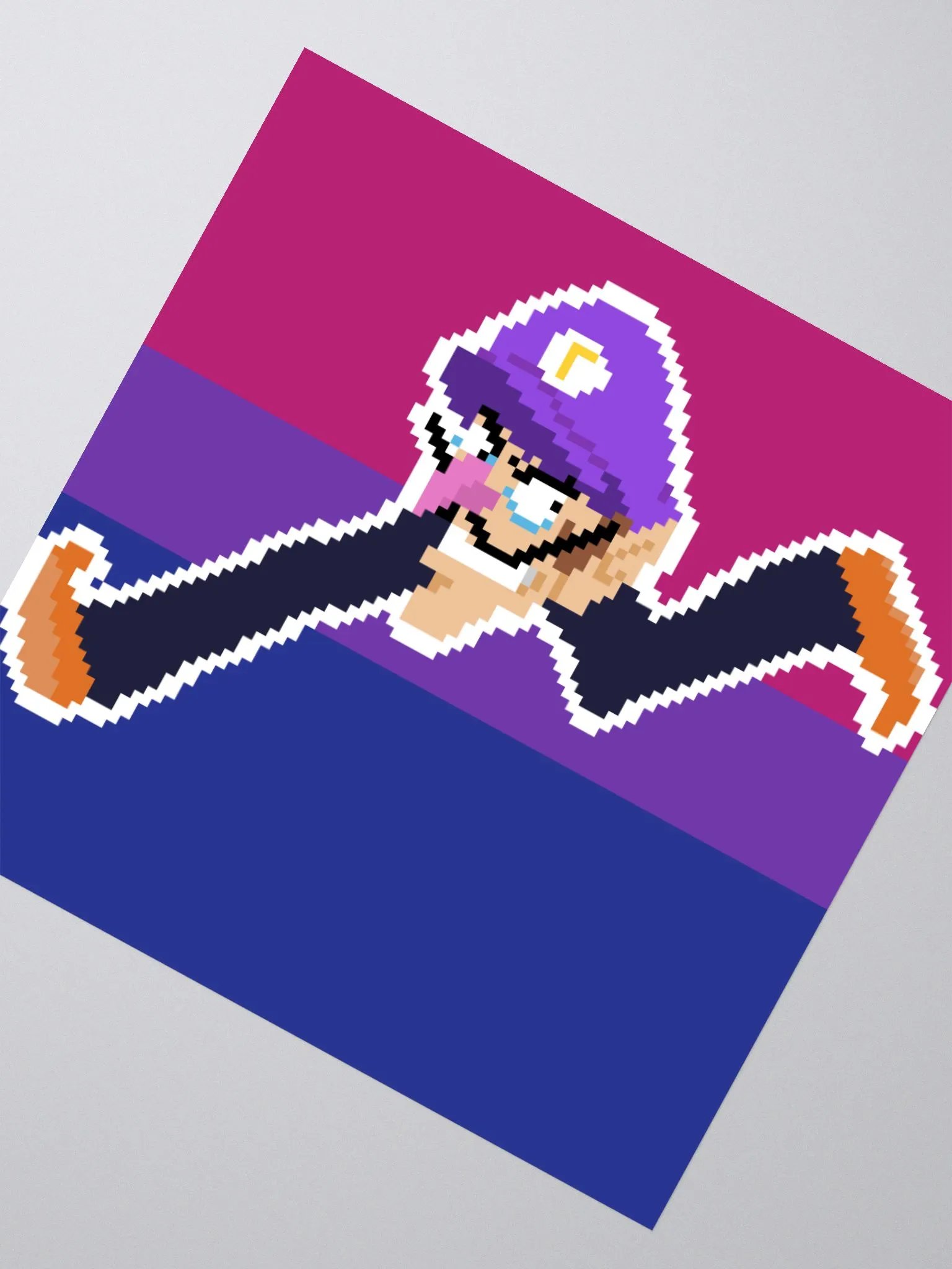 Bisexual Waluigi /// Sticker product image (6)