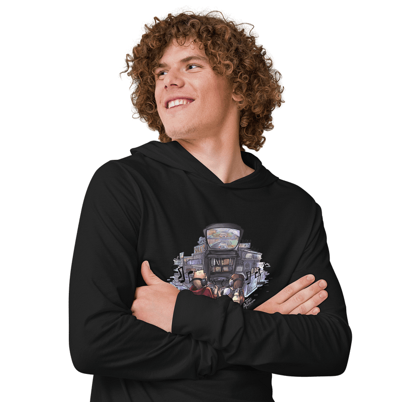 Hooded Long Sleeve Tee (Multi-Color Design)