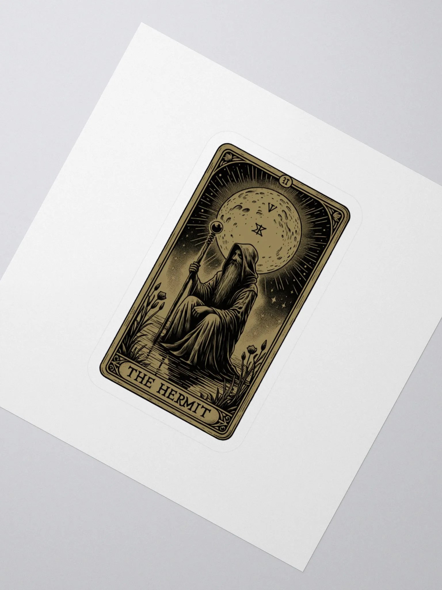 The Hermit Tarot Card Sticker product image (3)